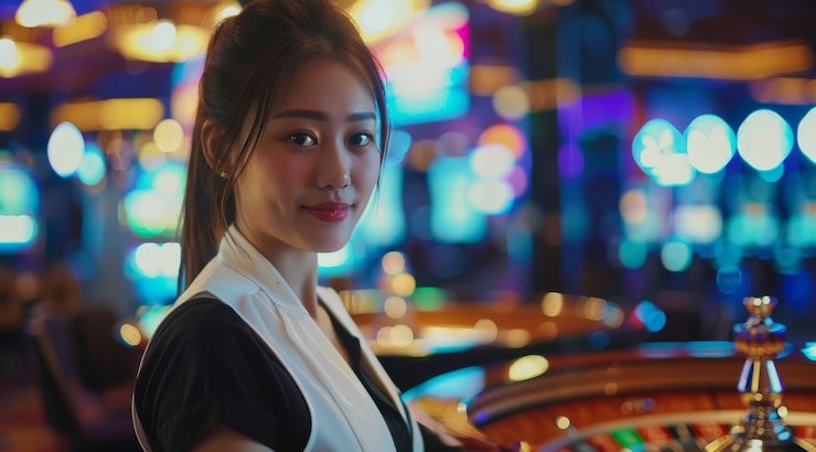 Tampilan jadwal permainan live dealer clubjudi dengan meja blackjack dan roulette
