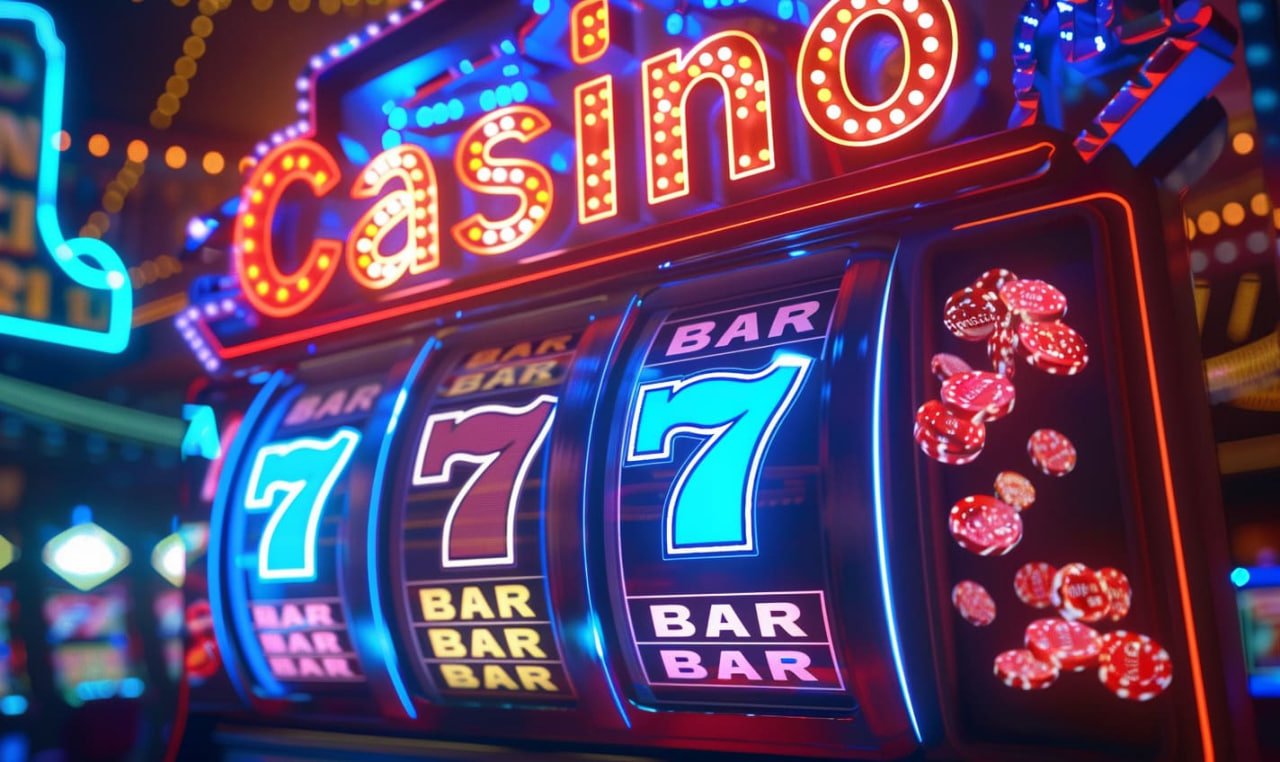 Layar permainan Mesin Arcade clubjudi dengan tampilan tema, tombilan, dan penghitung skor real-time