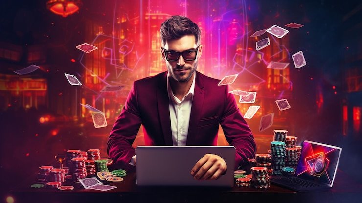 Antarmuka chat langsung permainan kartu clubjudi menampilkan dialog pemain dengan dealer multilingual