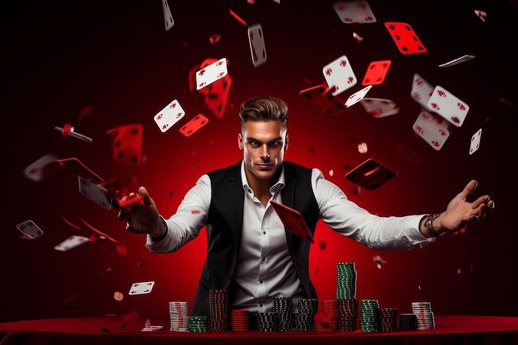 Studio live dealer SA Gaming dengan multiple camera dan professional lighting